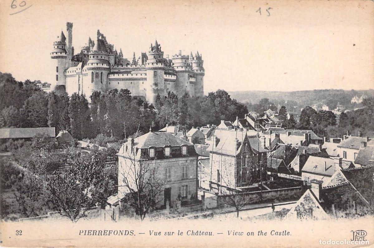 Postales: Postal del Castillo de Pierrefonds Francia vista general