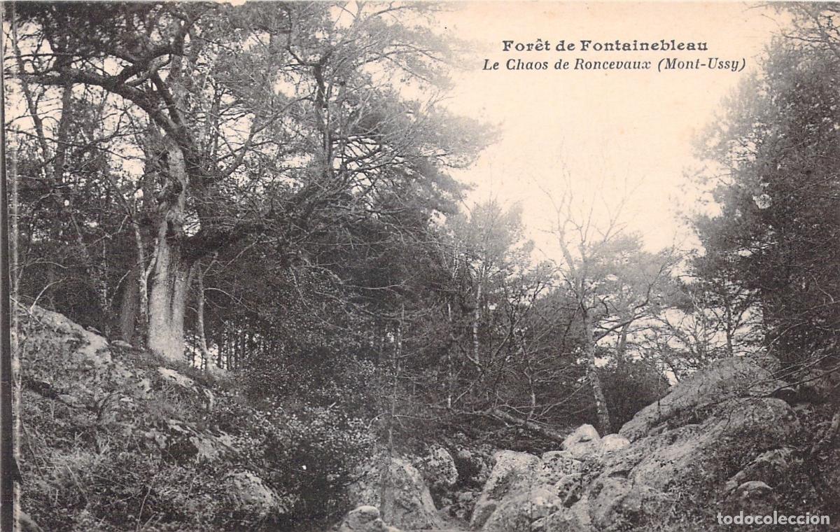 Postales: Postal de For&ecirc;t de Fontainebleau, Le Chaos de Roncevaux, Mont-Ussy