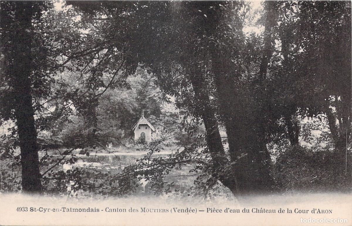 Postales: Postal del Castillo de la Cour d'Aron en Saint-Cyr-en-Talmondais