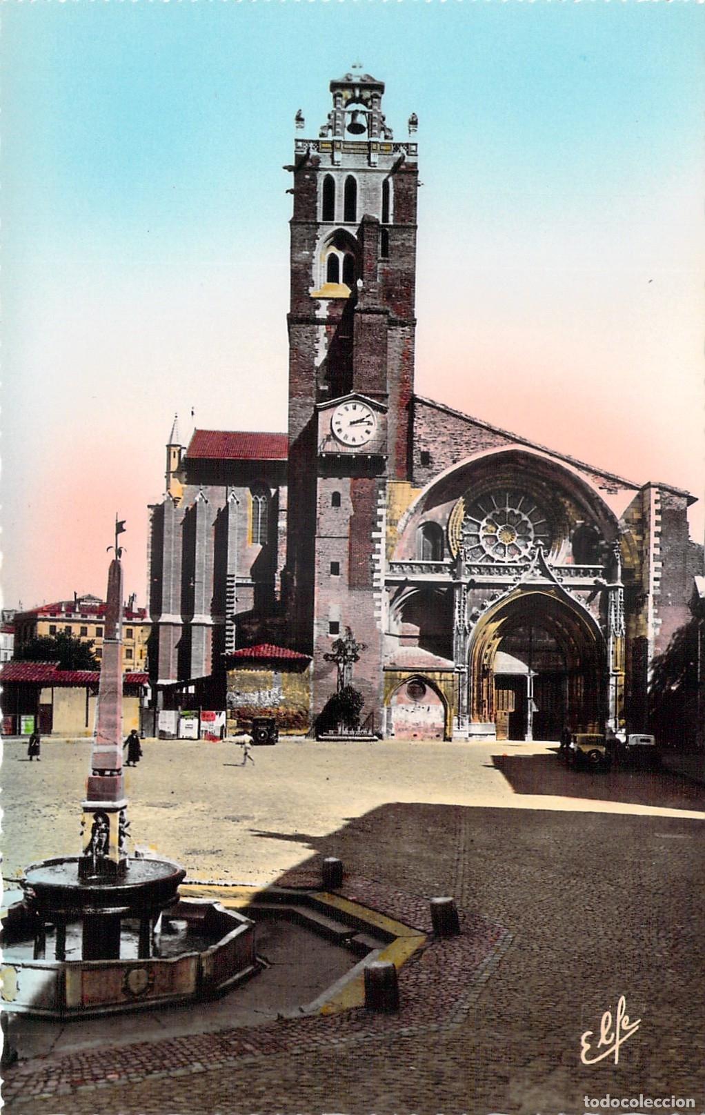 Postales: Postal de la Cath&eacute;drale Saint-&Eacute;tienne en Toulouse, Francia