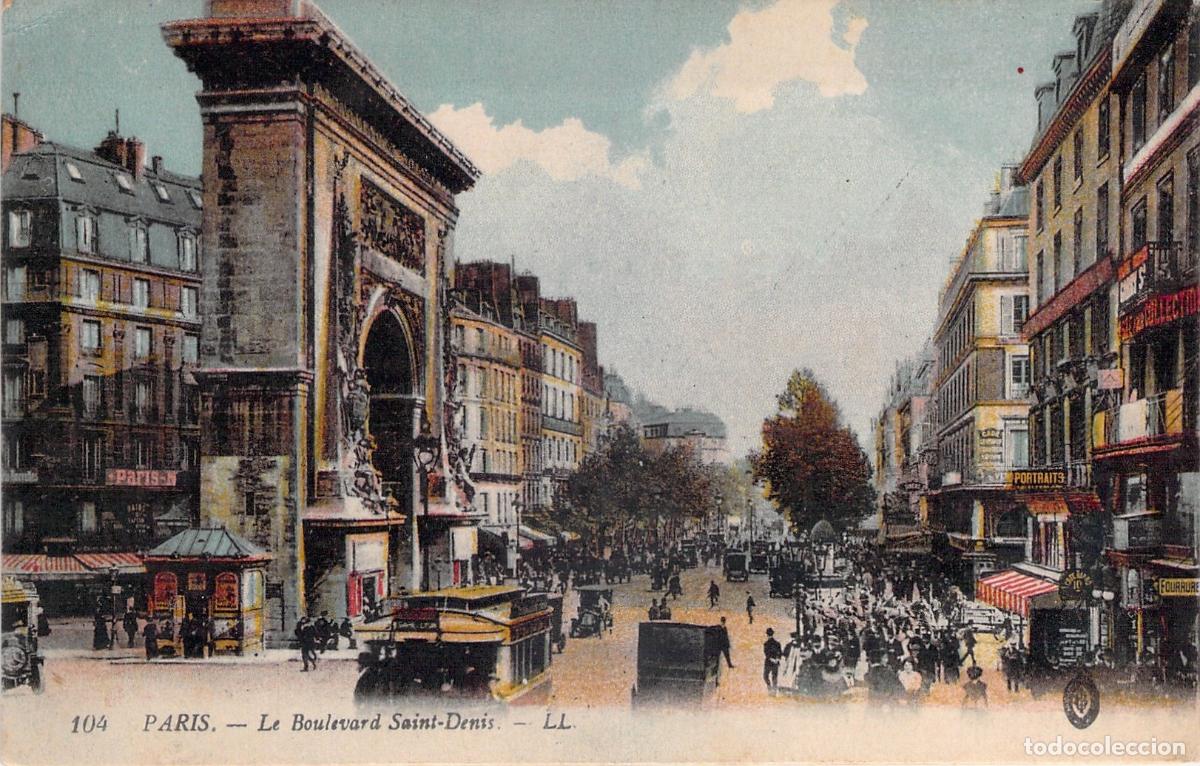 Postales: Postal de Boulevard Saint-Denis en Paris - Foto 1