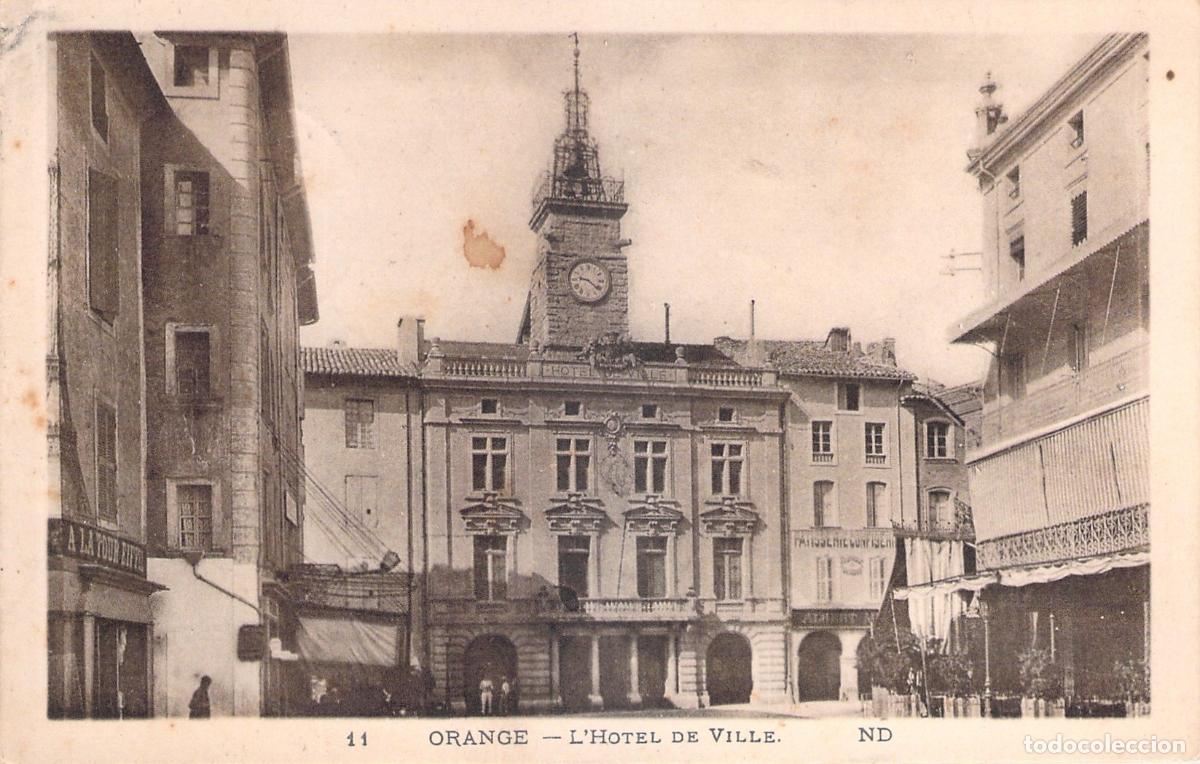 Cartoline: Postal de Orange, Ayuntamiento, Francia