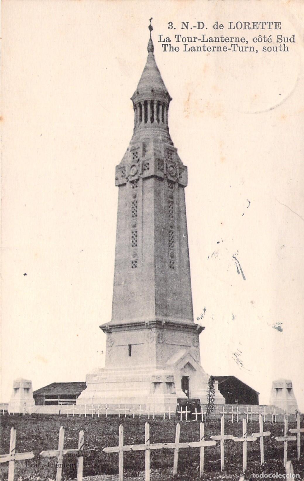 Postales: Postal de la Torre Linterna de Notre-Dame de Lorette en Francia
