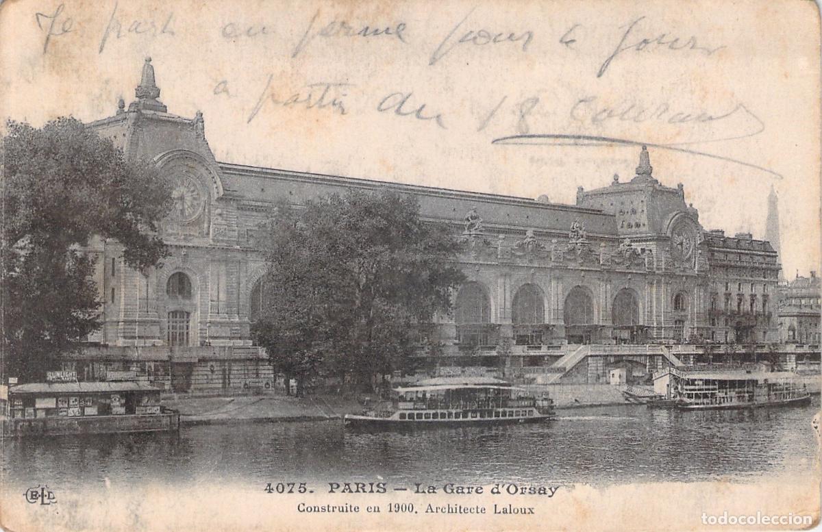 Postais: Postal de la antigua Gare d'Orsay en Par&iacute;s, Francia