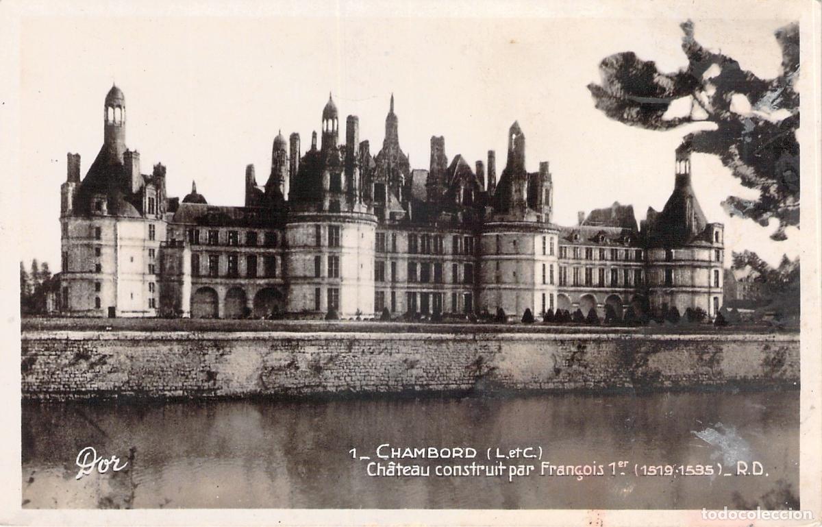 Postkarten: Postal del Castillo de Chambord Francia arquitectura renacentista