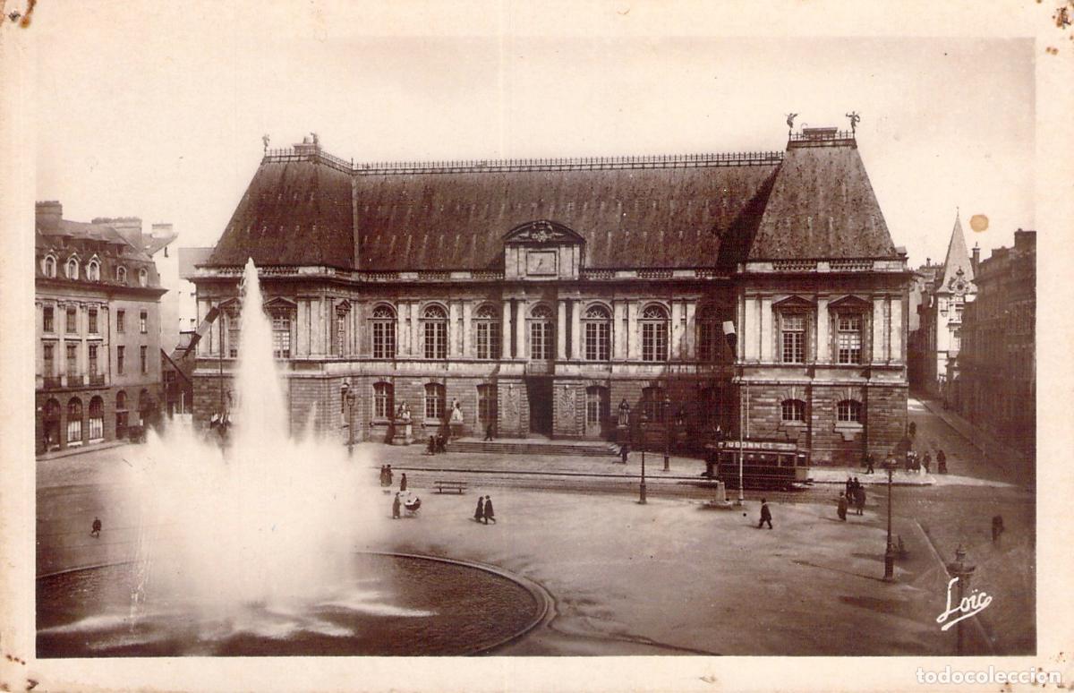 Postkarten: Postal de Rennes Palacio de Justicia Francia