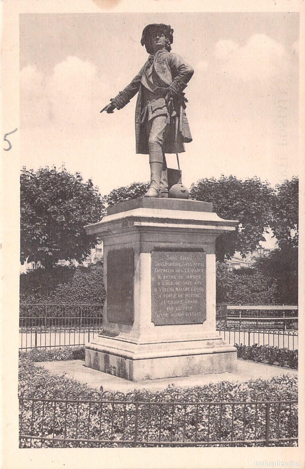 Postkarten: Postal de Verdun Francia Estatua del Mariscal Chevert