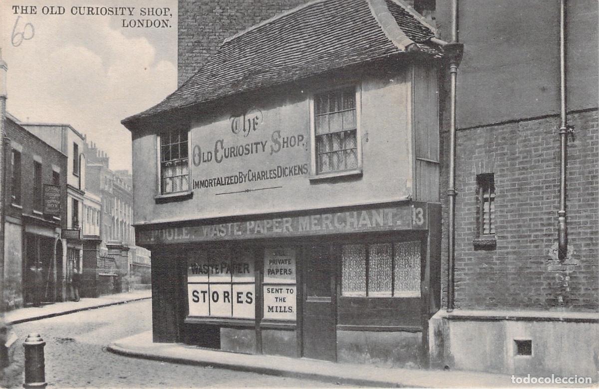 Postcards: Postal de The Old Curiosity Shop, Londres, Reino Unido