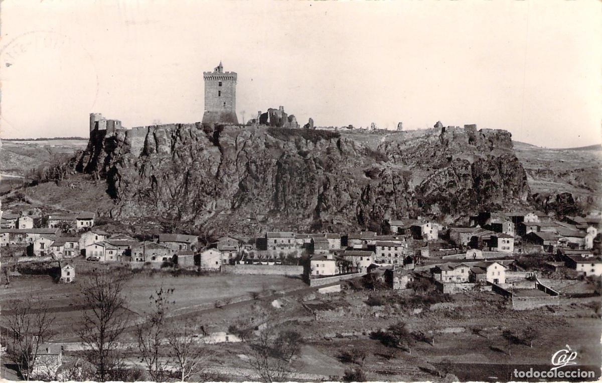 Postkarten: Postal del Castillo de Polignac, Auvernia Francia