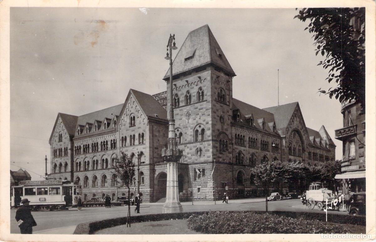 Cartoline: Postal de L'H&ocirc;tel des Postes en Metz, Francia