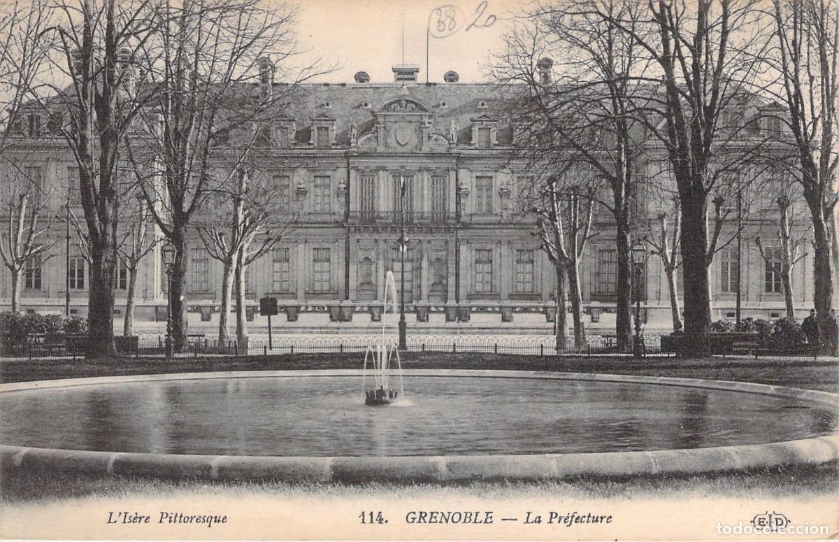 Cartes Postales: Postal de la Prefectura de Grenoble, Francia