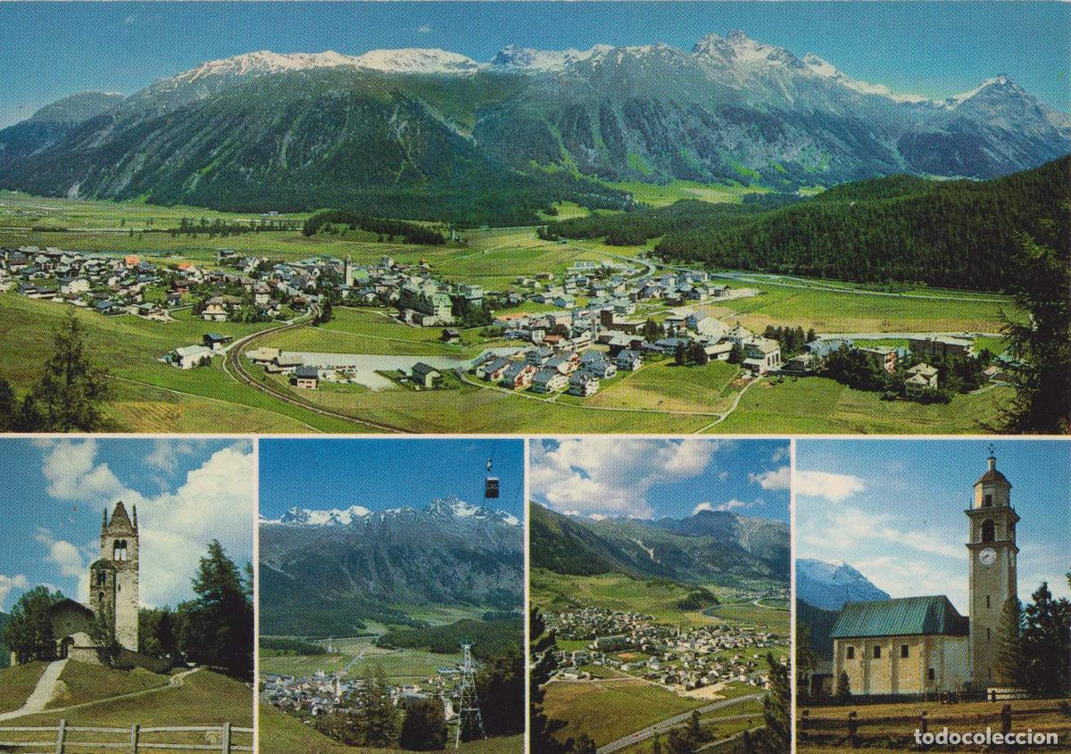 Postais: SUIZA, GRISONES, CELERINA, OBERENGADIN (1.720m.) - PHOTO MAX 409 - S/C