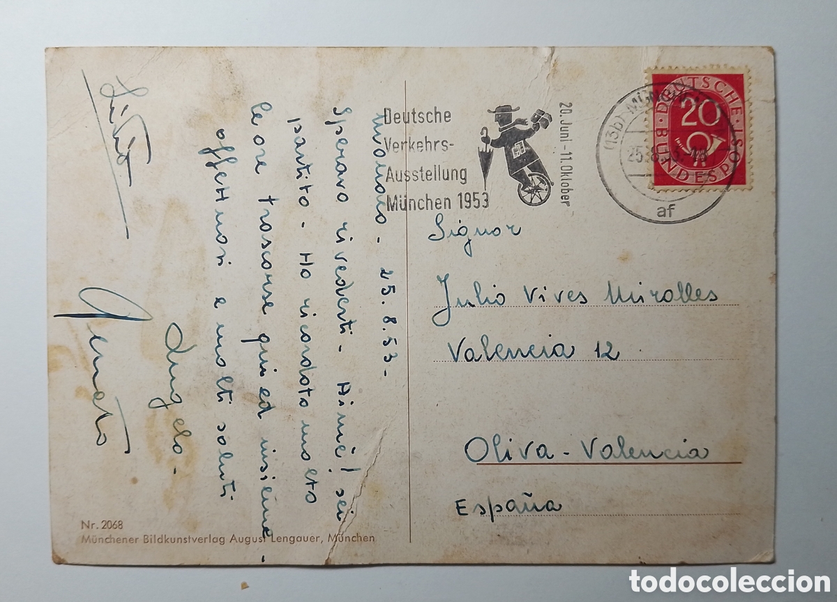 Postales: Postal M&uacute;nich Alemania - Foto 2