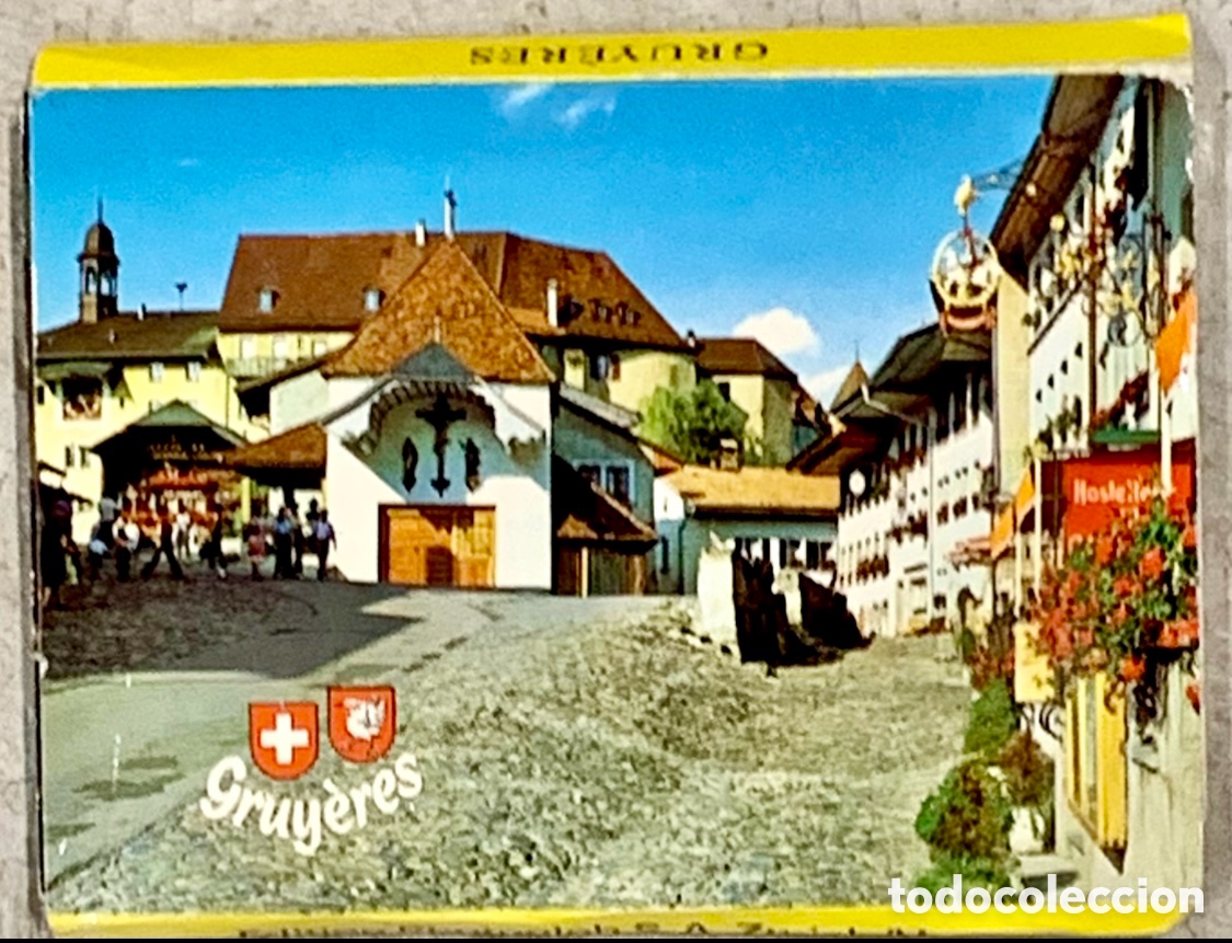 Cartoline: Postales de racimo. Gruyeres. Suiza. A&ntilde;os 80.