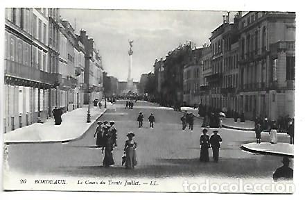 Postais: LE COURS DU TRENTE JUILLET.- BORDEAUX / FRANCIA