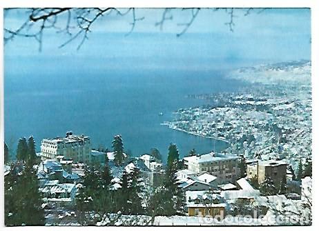 Cartoline: GLION SUR MONTREUX EN HIVER - CLARENS LAC LEMAN ET JURA.- SUIZA / SWITZERLAND
