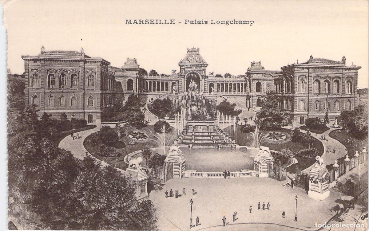 Postais: Postal de Palais Longchamp en Marsella