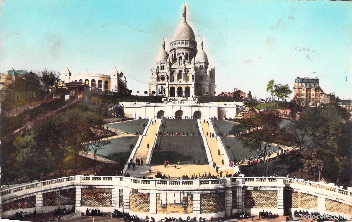 Postais: Postal de la Bas&iacute;lica del Sacr&eacute;-C&oelig;ur en Par&iacute;s