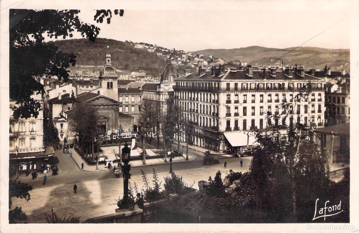 Postales: Postal de la Place Waldeck-Rousseau en Saint-&Eacute;tienne, Francia