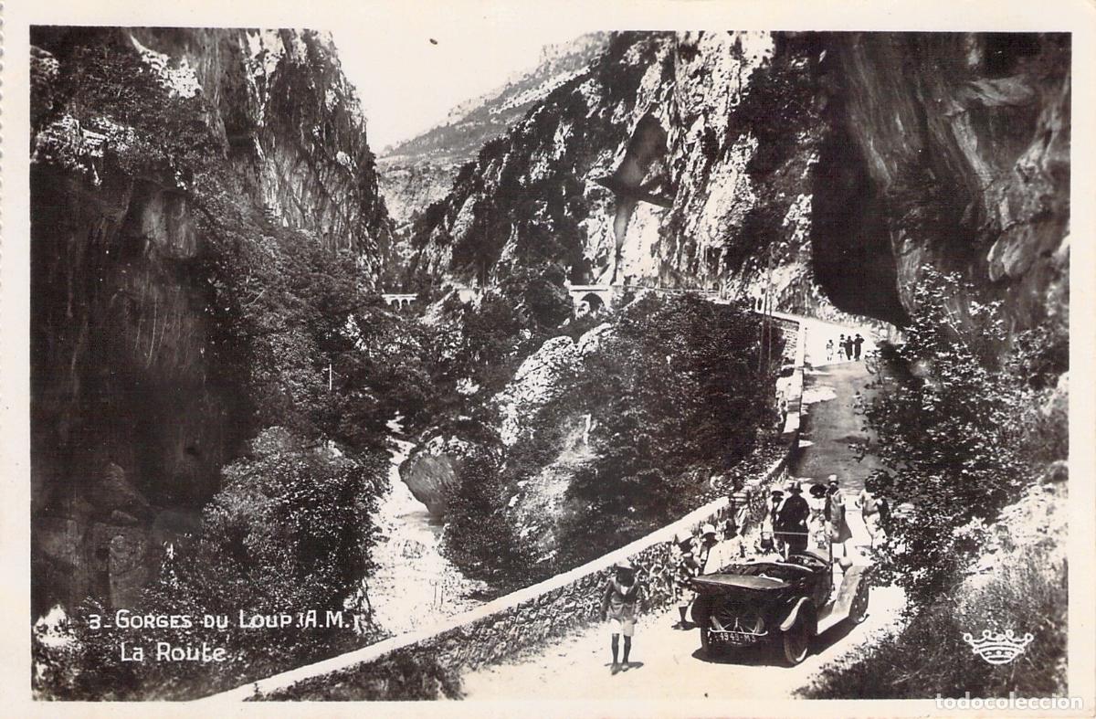 Postales: Postal de Gorges du Loup, Carretera en los Alpes Franceses