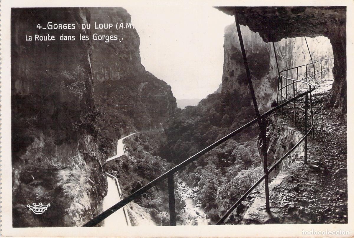 Postales: Postal de la ruta en las Gorges du Loup, Francia