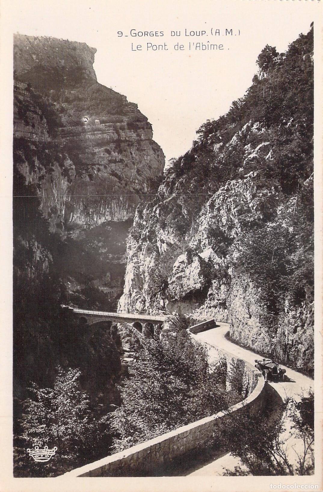 Postales: Postal de Gorges du Loup Pont de l'Ab&icirc;me Francia