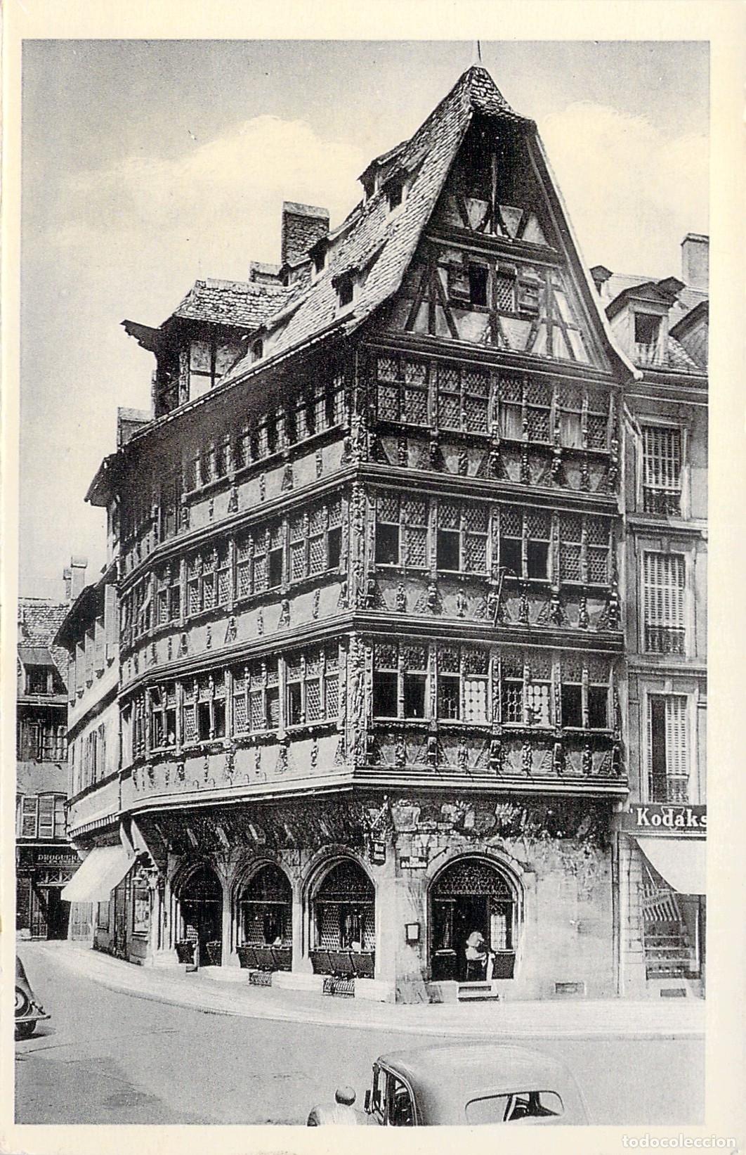Postkarten: Postal de la emblem&aacute;tica Maison Kammerzell en Estrasburgo