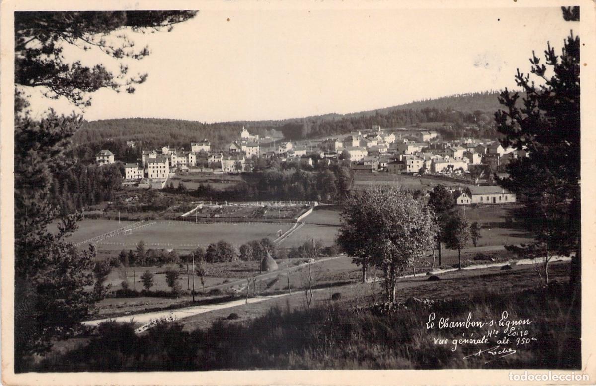 Postales: Postal de vista general de Le Chambon-sur-Lignon en Francia