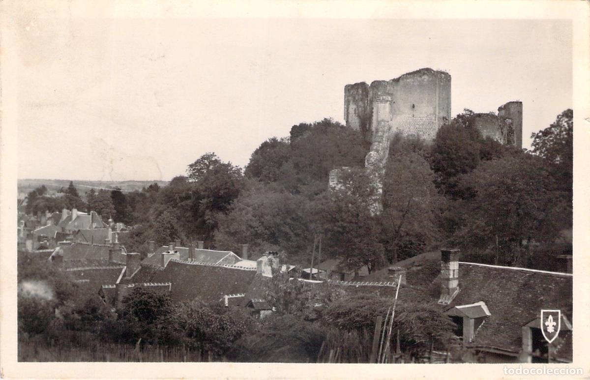 Postales: Postal de las ruinas del Castillo de Montoire-sur-le-Loir, Francia