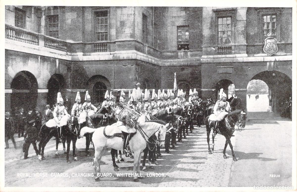 Postkarten: Postal de Londres Cambio de Guardia en Whitehall