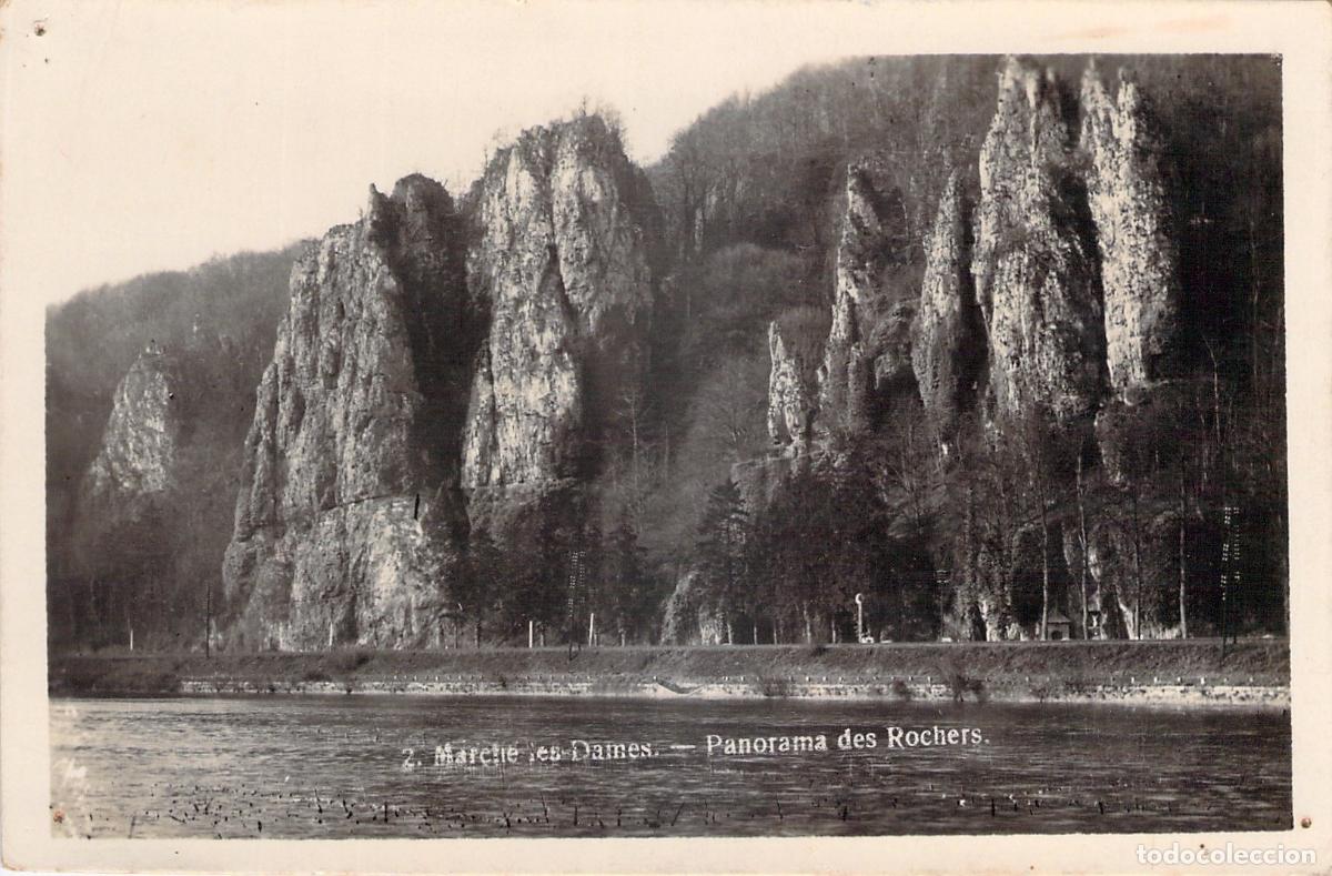Cartoline: Postal de Marche-les-Dames con Panorama de las Rocas
