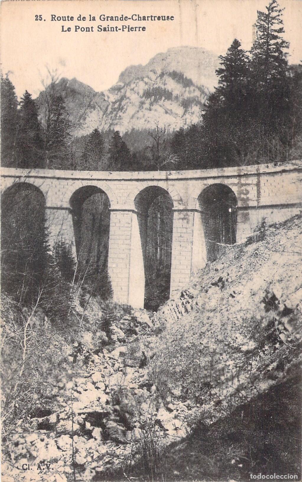 Postais: Postal de Pont Saint-Pierre en la Ruta de la Grande-Chartreuse