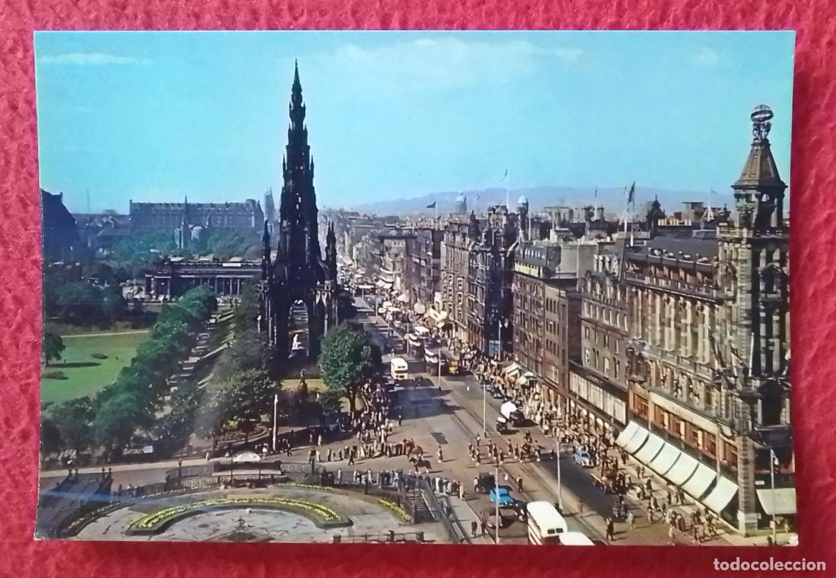 Cartes Postales: POSTAL POST CARD EDINBURGH EDIMBURGO ESCOCIA SCOTLAND REINO UNIDO UK A PIPE BAND IN PRINCES STREET..