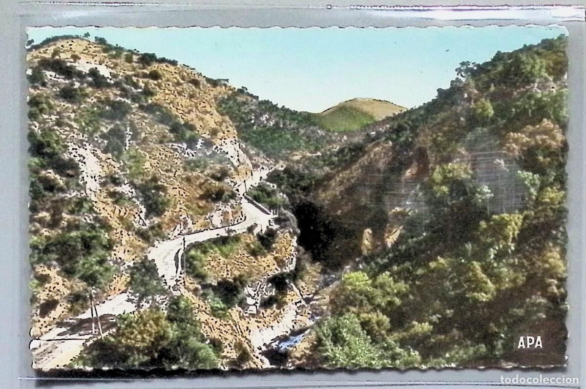 Postais: LE BOULOU (PIRINEOS ORIENTALES, FRANCIA). CARRETERA DEL PERT&Uacute;S &ndash; DESFILADEROS Y FUERTE DE BELLEGARDE