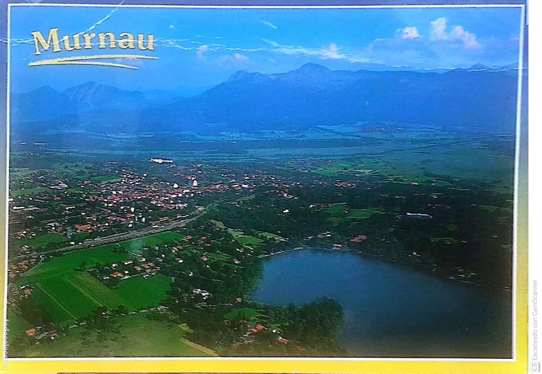 Postkarten: Murnau am Staffelsee (Alemania). Situado en los Alpes b&aacute;varos, famoso por haber sido la cuna del exp
