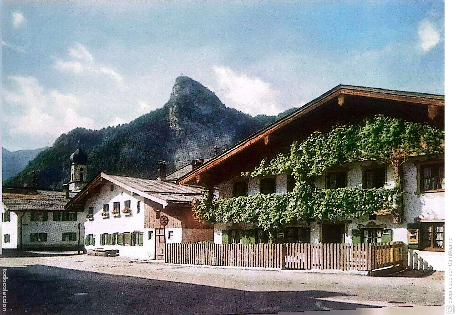 Postkarten: Oberammergau(Alemania). 8 Pintoresco pueblo alpino, mundialmente conocido por la representaci&oacute;n monu