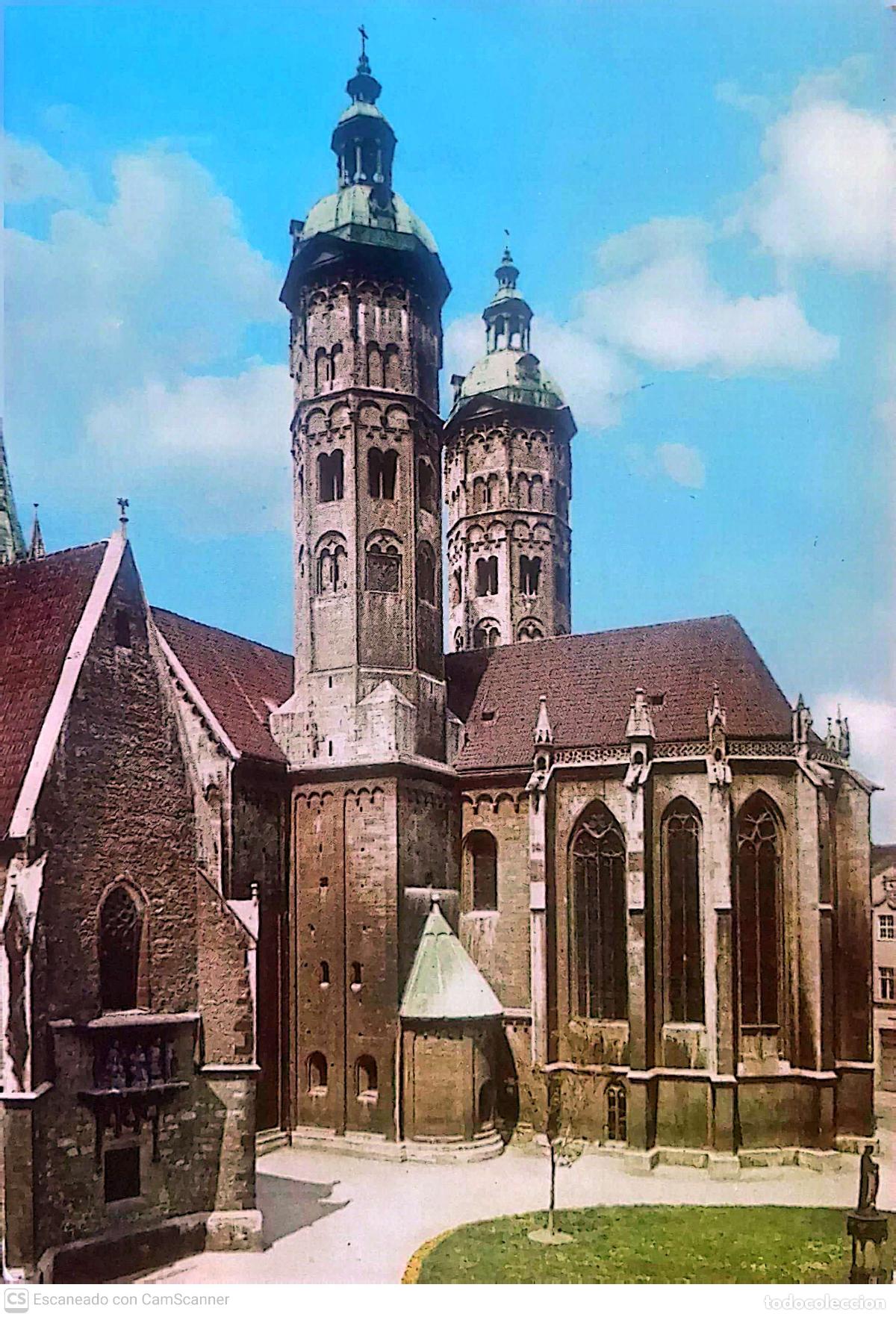 Postkarten: Naumburgo (Alemania). Catedral. Usada. Color