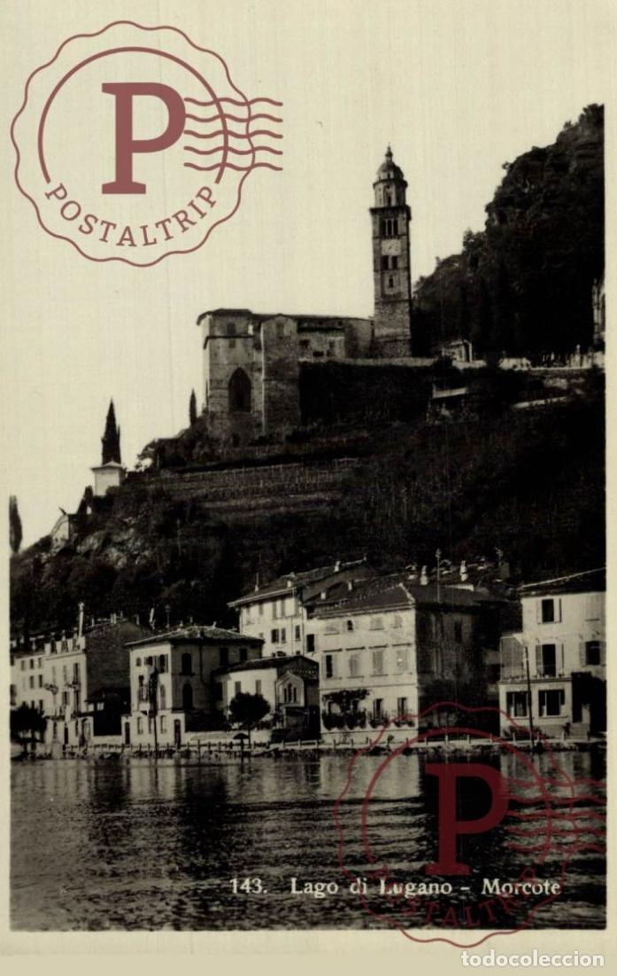 Postcards: LUGANO. Lago Di Lugano, Morcote. TESINO. SUIZA. SWISS. SWITZERLAND.