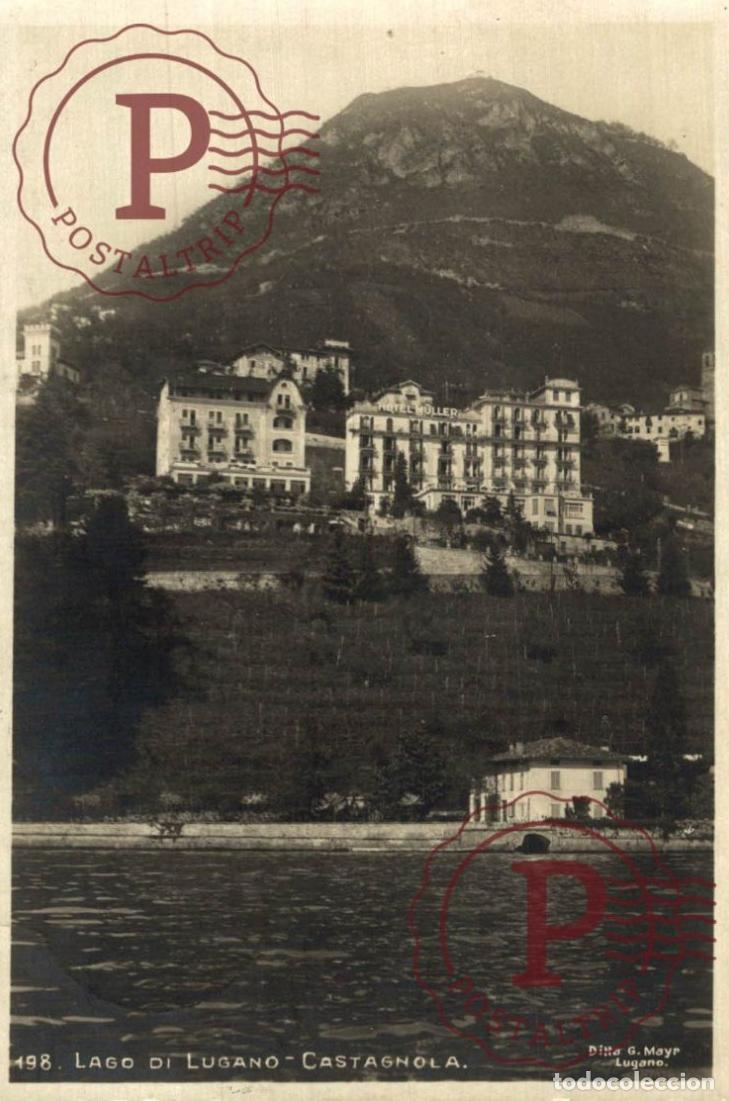 Postcards: LUGANO. Lago Di Lugano, Castagnola. TESINO. SUIZA. SWISS. SWITZERLAND.