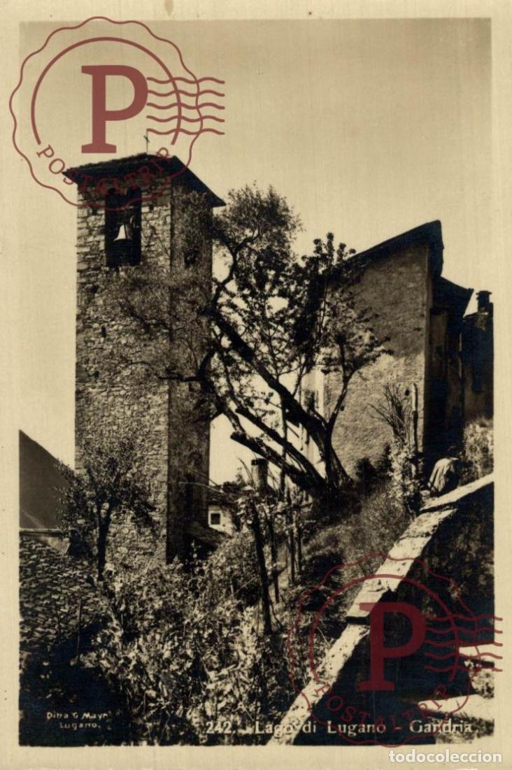 Postcards: LUGANO. Lago Di Lugano, Gandria. TESINO. SUIZA. SWISS. SWITZERLAND.