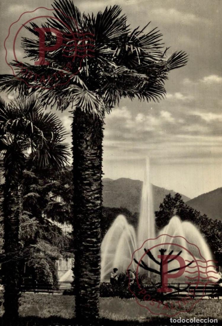 Postales: LUGANO. Giardini e Fontana. TESINO. SUIZA. SWISS. SWITZERLAND.