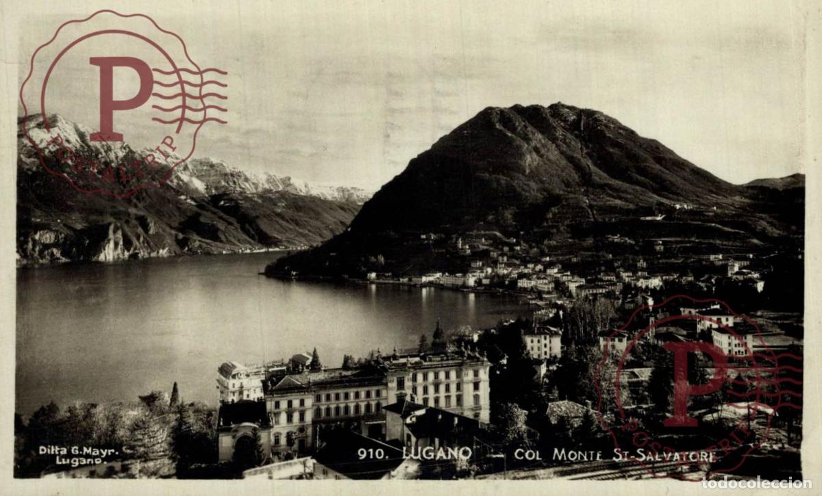 Postais: LUGANO. Monte San Salvatore. TESINO. SUIZA. SWISS. SWITZERLAND.