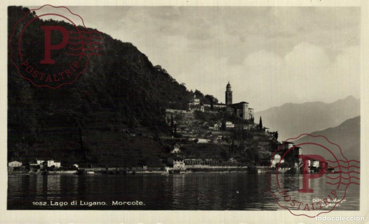 Postais: LUGANO. Lago Di Lugano, Morcote. TESINO. SUIZA. SWISS. SWITZERLAND.