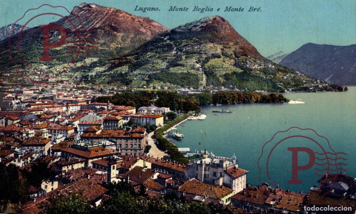 Postais: LUGANO. Monte Boglia e Monte Br&egrave;. TESINO. SUIZA. SWISS. SWITZERLAND.