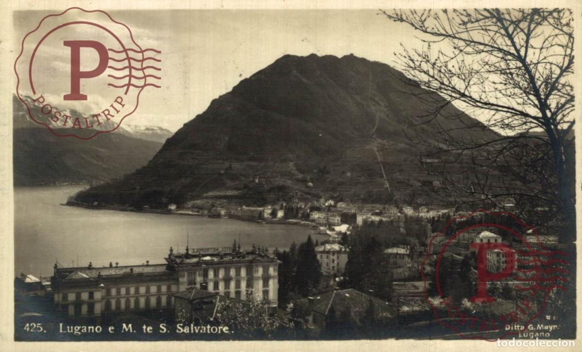 Postais: LUGANO. Monte S. Salvatore. TESINO. SUIZA. SWISS. SWITZERLAND.
