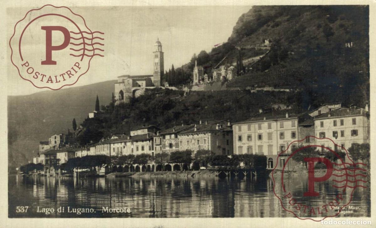 Postais: LUGANO. Lago Di Lugano, Morcote. TESINO. SUIZA. SWISS. SWITZERLAND.