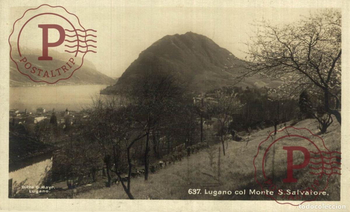 Postcards: LUGANO. Monte S. Salvatore. TESINO. SUIZA. SWISS. SWITZERLAND.