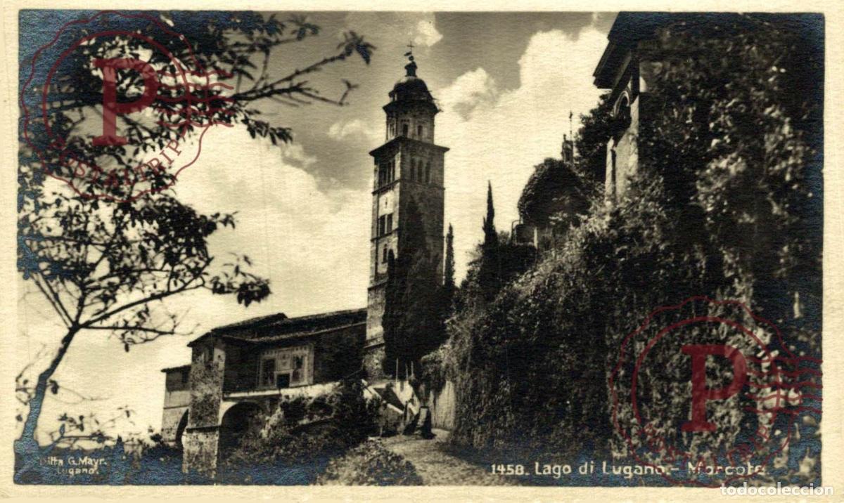 Cartoline: LUGANO. Lago Di Lugano - Morcote. TESINO. SUIZA. SWISS. SWITZERLAND.