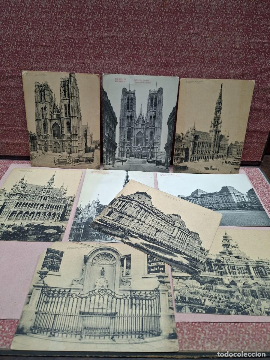 Postkarten: LOTE COLECCION ANTIGUAS POSTALES BRUSELAS BELGICA TAMA&Ntilde;O ESPECIAL