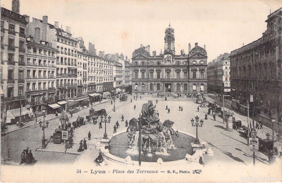 Cartes Postales: Postal de Place des Terreaux en Lyon